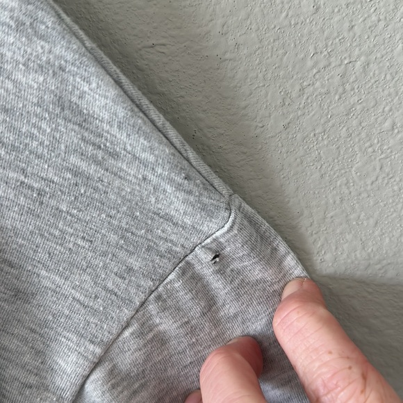 Yogalicious Gray Cowl Neck Hooded Women's Sweatshirt Size Small - Picture 9 of 16